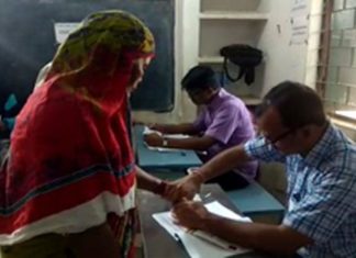 ୯ଟି ବୁଥରେ ଚାଲିଛି ସାନି ମତଦାନ