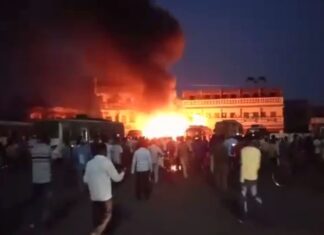 ପୁରୀ ବସଷ୍ଟାଣ୍ଡରେ ଭୟାବହ ଅଗ୍ନିକାଣ୍ଡ, ଜଳିଗଲା ୩ବସ୍