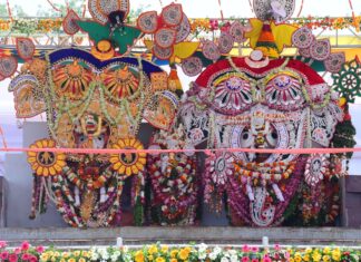 ଗଜାନନ ବେଶରେ ଚତୁର୍ଦ୍ଧାମୂର୍ତ୍ତି