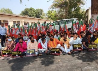 ସାରା ରାଜ୍ୟରେ ବିଜେପିର ସତ୍ୟାଗ୍ରହ