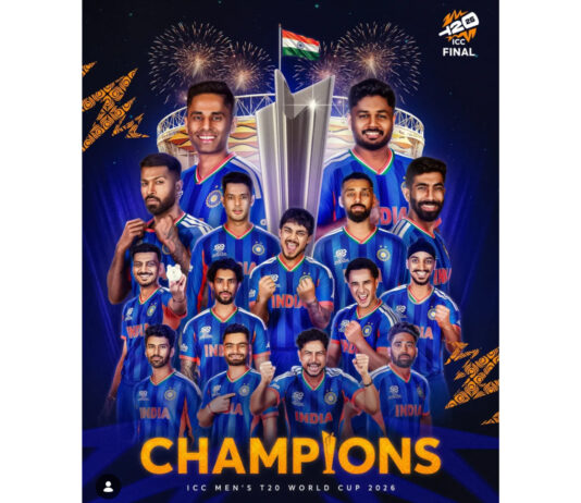 ତୃତୀୟଥର ପାଇଁ ଟି-ଟ୍ଵେଣ୍ଟି ବିଶ୍ଵକପ ଜିତିଲା ଭାରତ