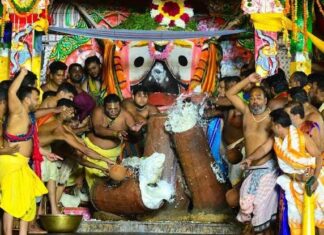 ଆଜି ରଥ ଉପରେ ଶ୍ରୀଜିଉଙ୍କ ଅଧର ପଣା ନୀତି